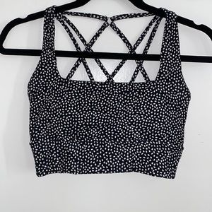 Buffbunny Revolution Sports Bra •. Bossy Print (black)